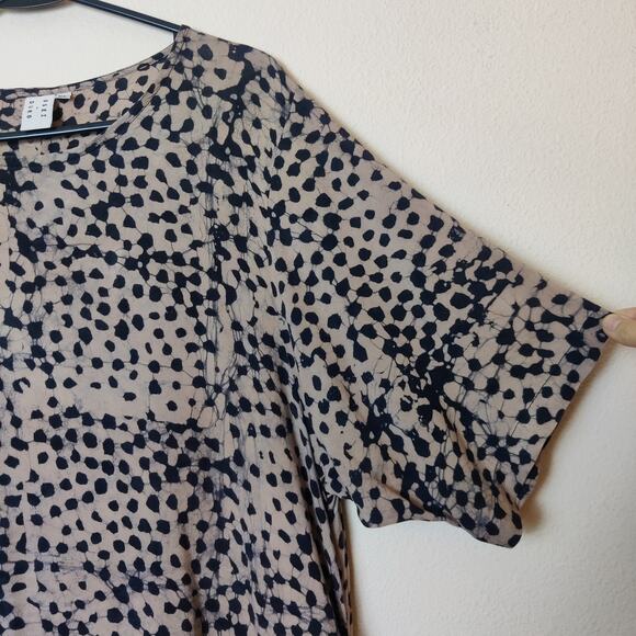 Osei Duro Nonna Maxi Dress Snake Bite XL Hand Dyed Belted Oversized Pockets Boho - Picture 8 of 15